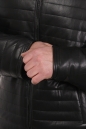 Мужская кожаная куртка из эко-кожи с воротником, отделка искусственный мех 8022592-4