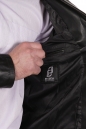 Мужская кожаная куртка из натуральной кожи с воротником 8022599-6