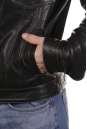 Мужская кожаная куртка из натуральной кожи с воротником 8022832-2