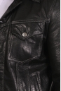 Мужская кожаная куртка из натуральной кожи с воротником 8022832-12