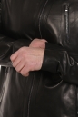 Мужская кожаная куртка из натуральной кожи с воротником 8022839-4