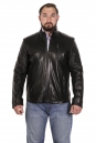 Мужская кожаная куртка из натуральной кожи с воротником 8022839-13