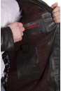 Мужская кожаная куртка из натуральной кожи с воротником, отделка овчина 8022948-4