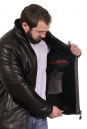 Мужская кожаная куртка из натуральной кожи с воротником 8023283-10