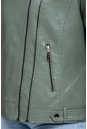 Женская кожаная куртка из эко-кожи с воротником 8023322-16
