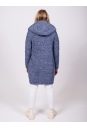 Женское пальто из текстиля с капюшоном 8023381-2
