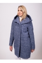 Женское пальто из текстиля с капюшоном 8023381-5