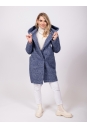 Женское пальто из текстиля с капюшоном 8023381-7