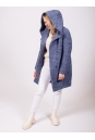 Женское пальто из текстиля с капюшоном 8023381-8