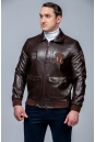 Мужская кожаная куртка из эко-кожи с воротником 8023409-7