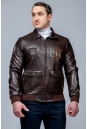 Мужская кожаная куртка из эко-кожи с воротником 8023409-9