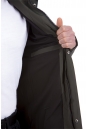 Пуховик мужской из текстиля с капюшоном, отделка енот 8023893-2