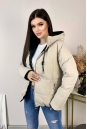 Куртка женская из текстиля с капюшоном 8023997-3