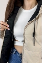 Куртка женская из текстиля с капюшоном 8023997-9