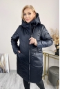 Женское пальто из текстиля с капюшоном 8024032-5
