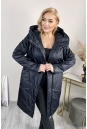 Женское пальто из текстиля с капюшоном 8024032-3