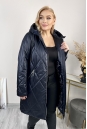 Женское пальто из текстиля с капюшоном 8024037-3
