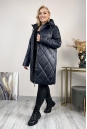 Женское пальто из текстиля с капюшоном 8024037-4