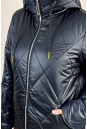 Женское пальто из текстиля с капюшоном 8024037-6
