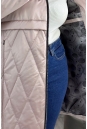 Женское пальто из текстиля с капюшоном 8024089-5