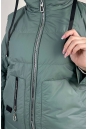 Женское пальто из текстиля с капюшоном 8024105-6