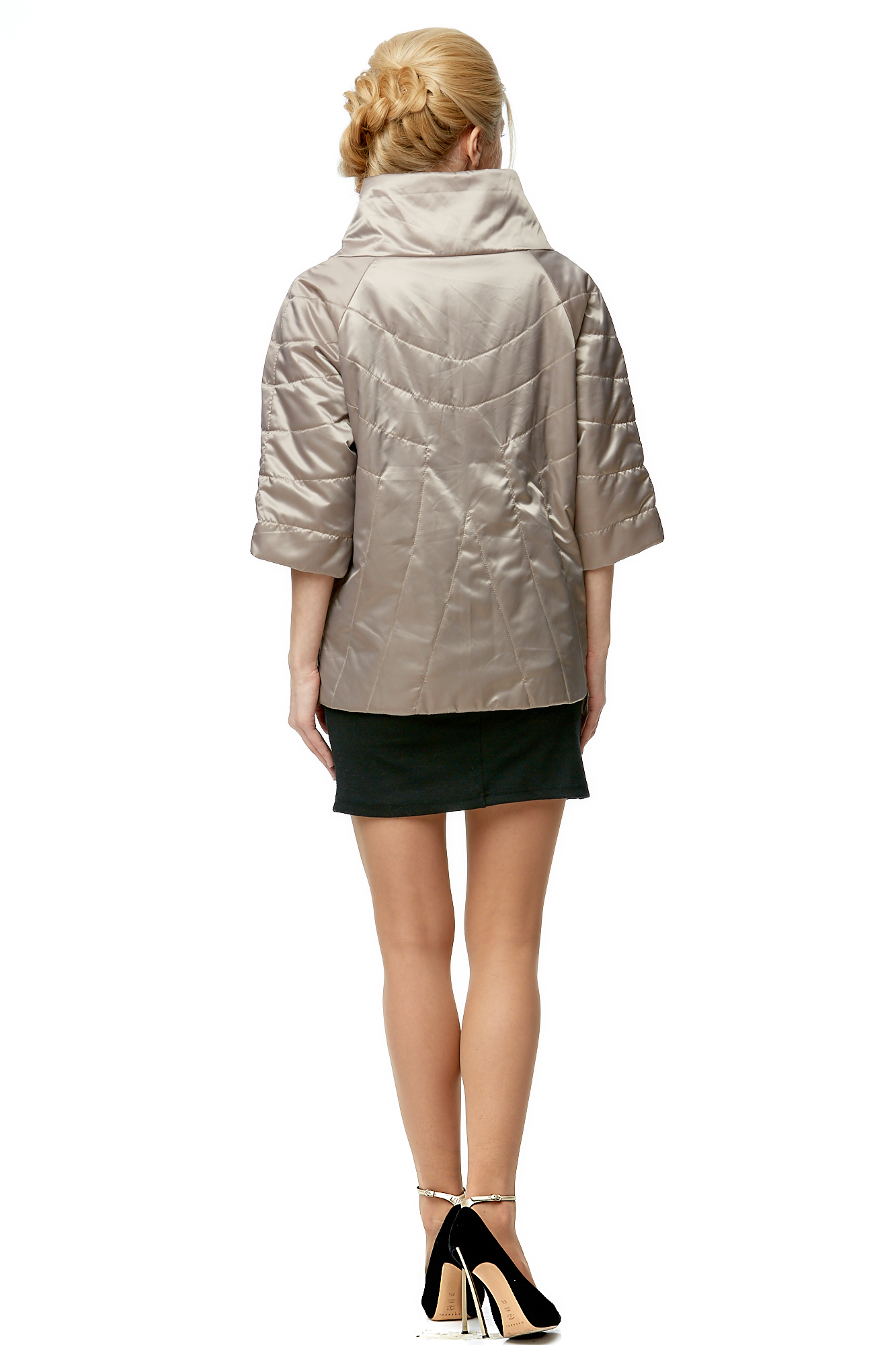 Куртка женская из текстиля с воротником 8000896-3