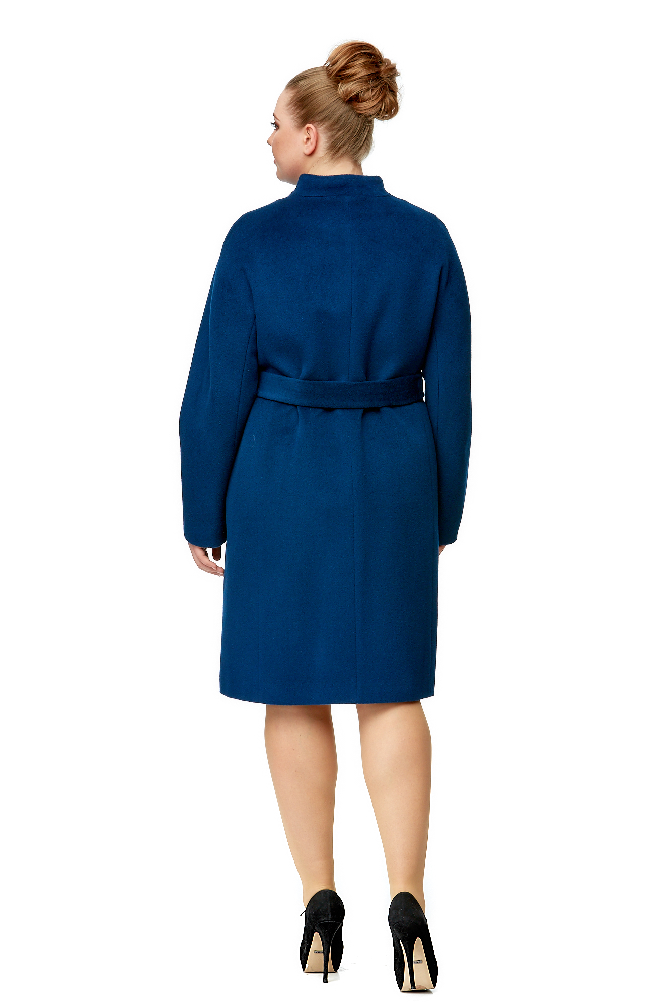 Женское пальто из текстиля с воротником 8001962-3