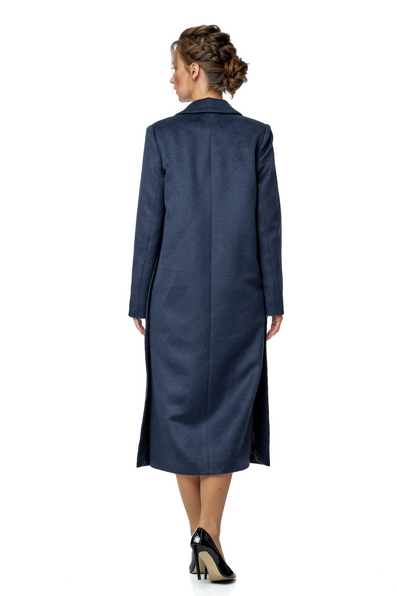 Женское пальто из текстиля с воротником 8002295-4
