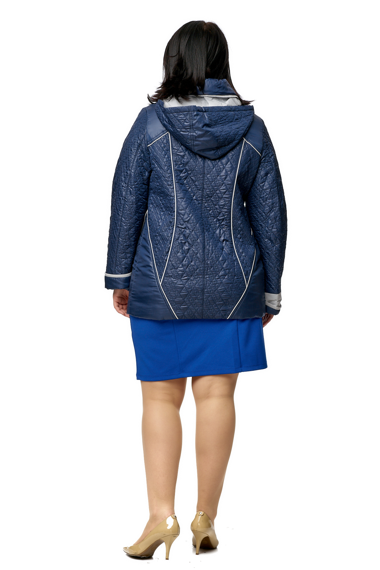 Куртка женская из текстиля с капюшоном 8010441-3