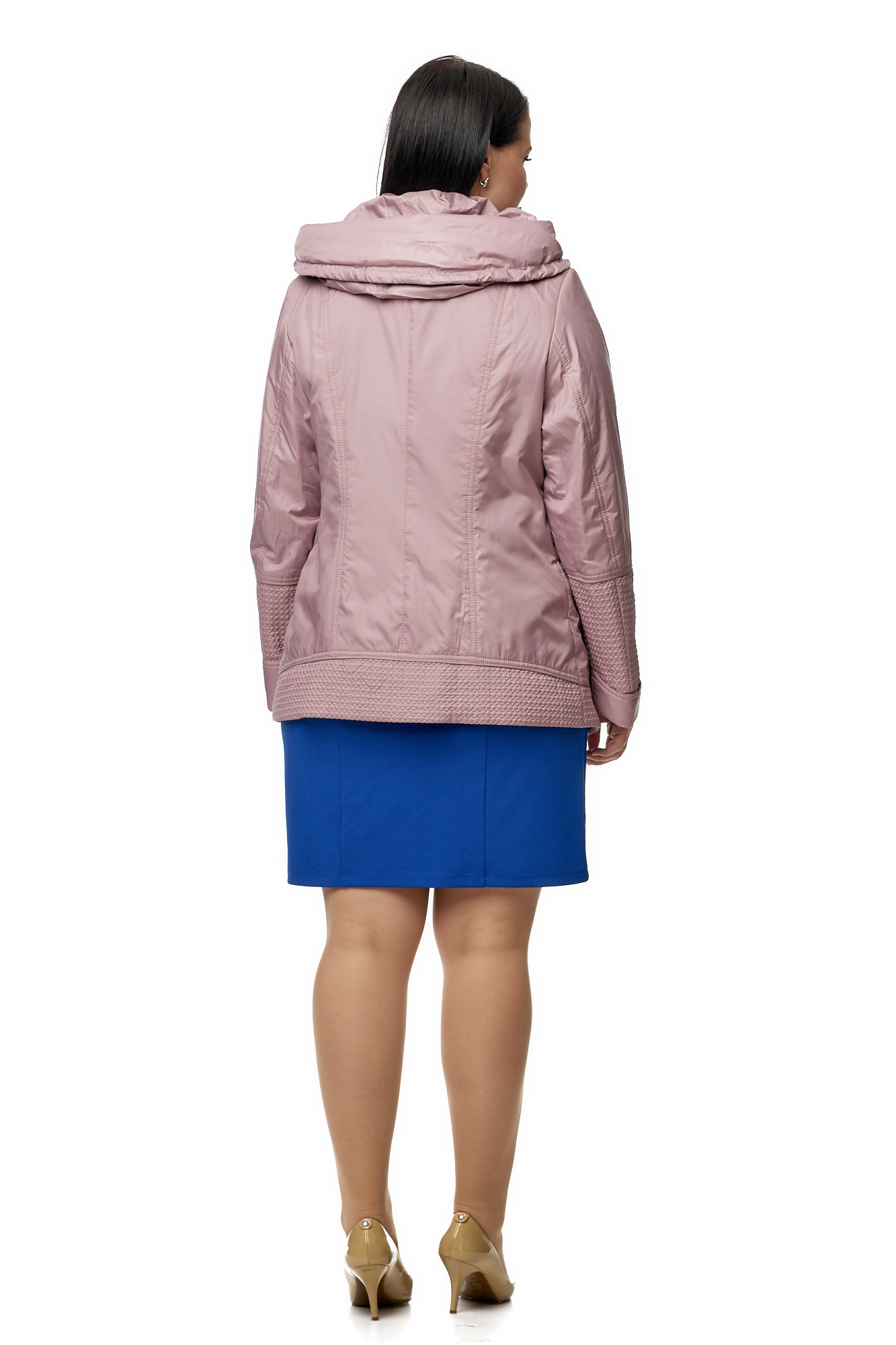 Куртка женская из текстиля с капюшоном 8010513-2